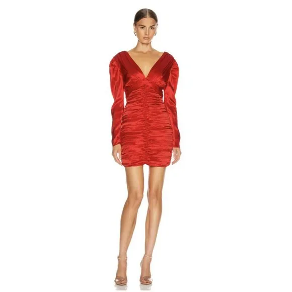 nicholas dress red Nicholas Ellara Mini Dress, Red / 0